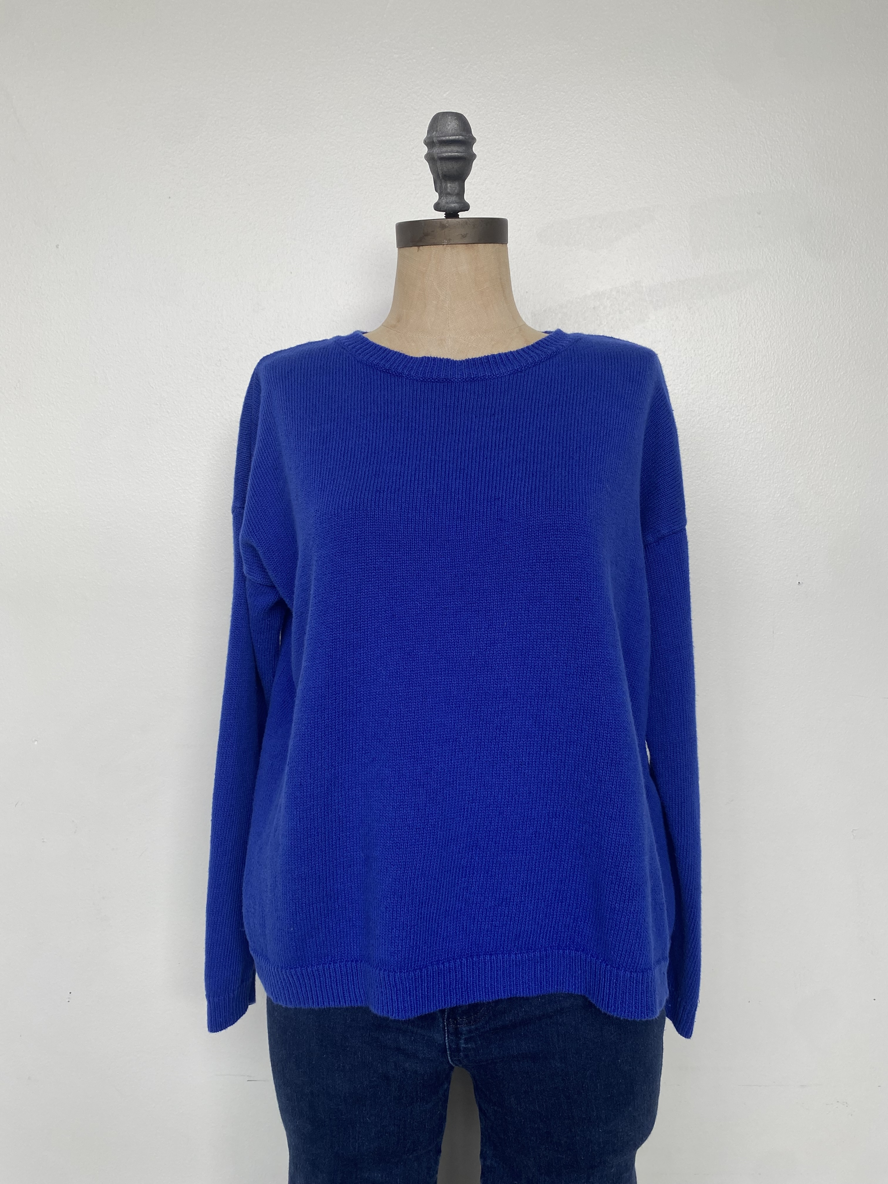 Eileen Fisher Cotton Sweater Blue