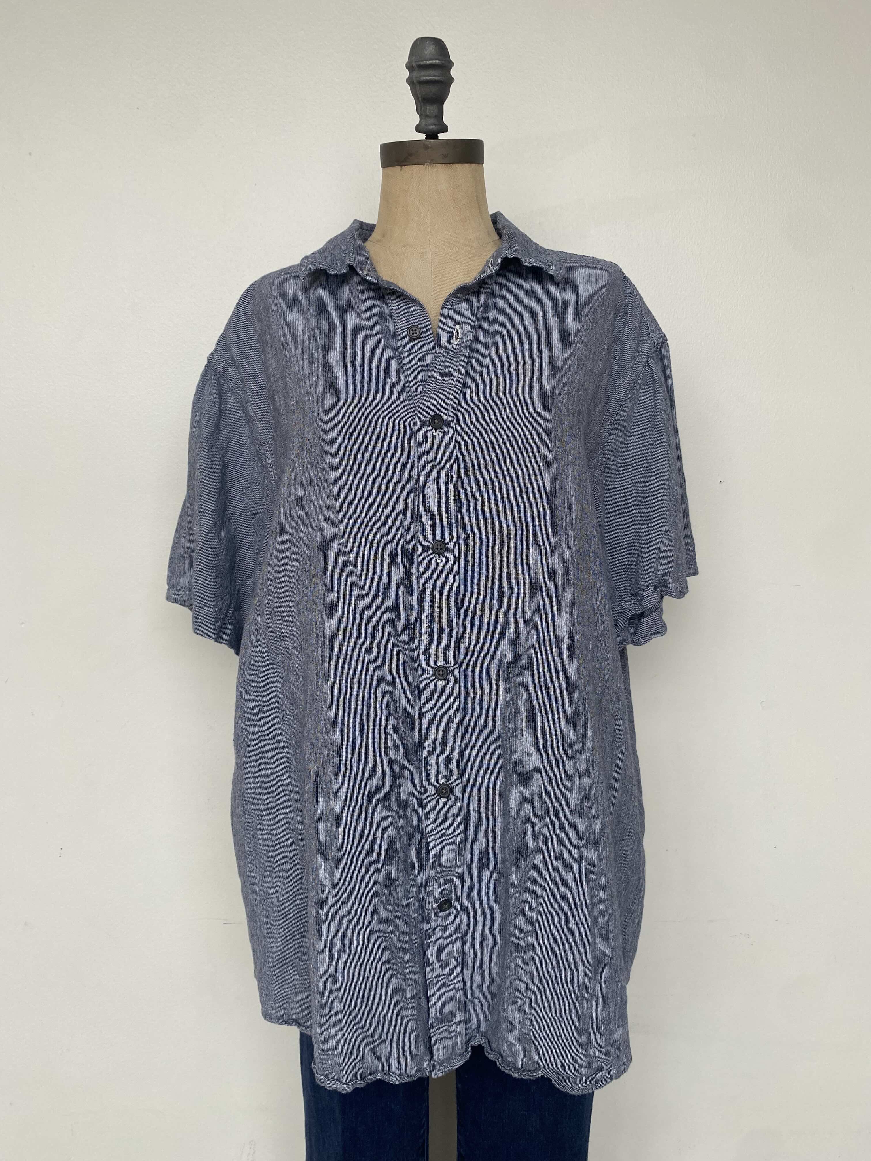 Banana Republic Linen Button Down Shirt