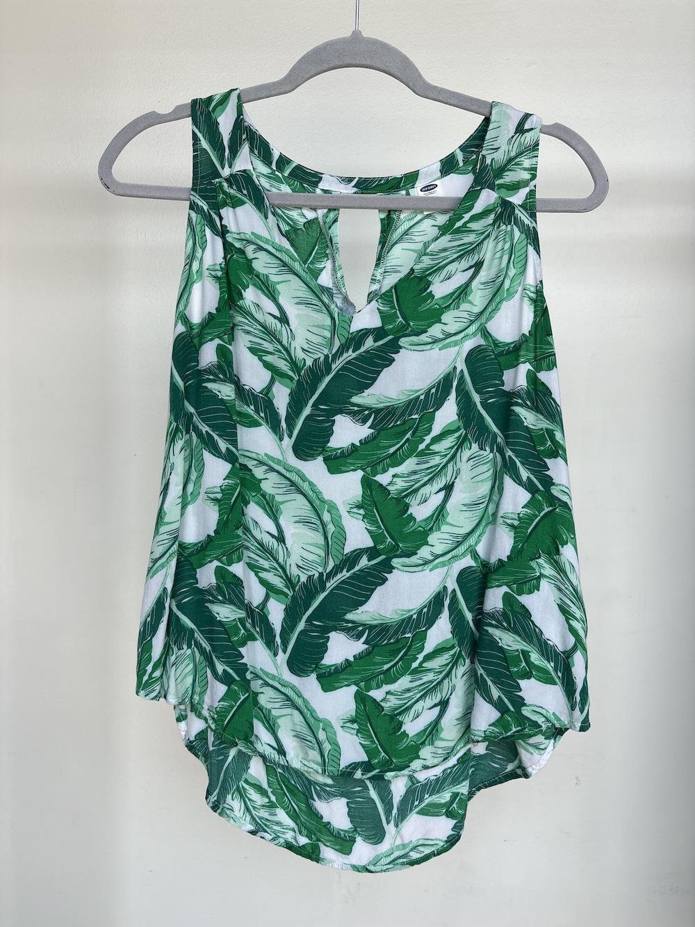 Banana Leaf Print Tank Top