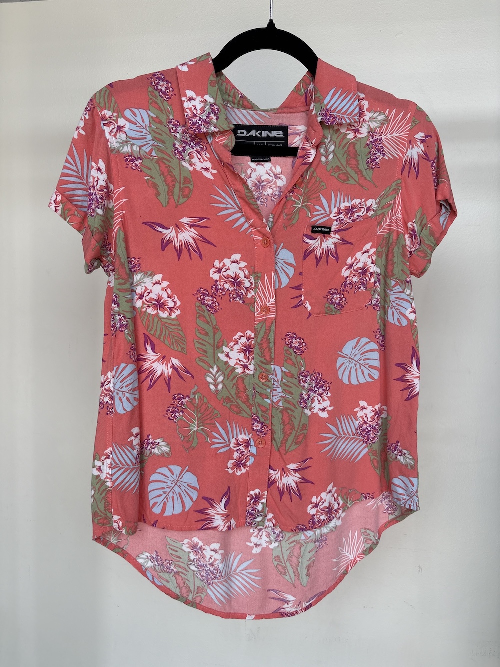 Dakine Tropical Cropped Button Up Shirt